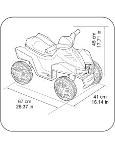 QUAD RACY ROSA 6V 11422 su TreG Ingrosso