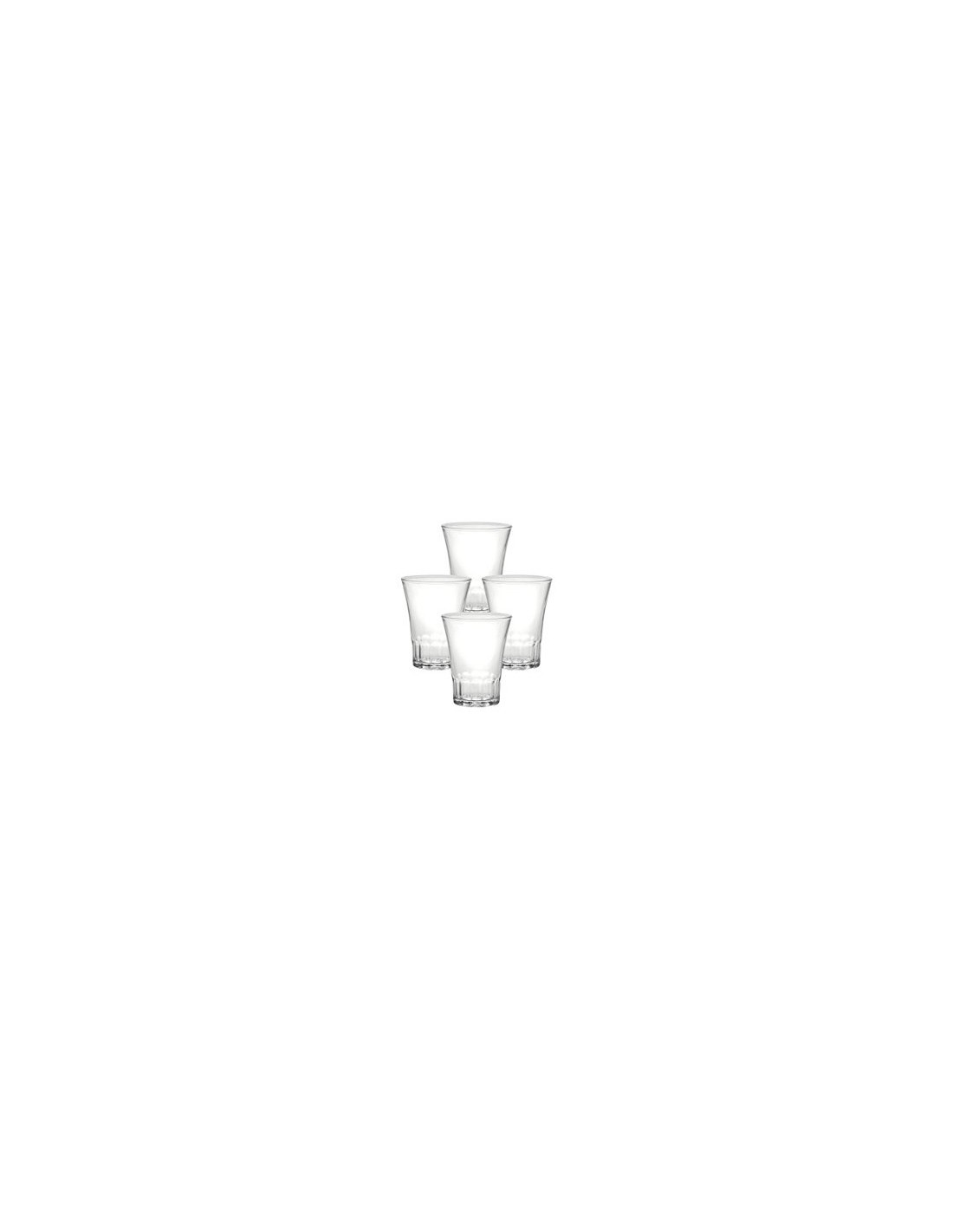 BICCHIERI AMALFI IN VETRO 17 CL SET 4 su TreG Ingrosso