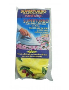 TELO STIRO POLICOTONE CON ELASTICO 160X60X2CM EURONOVITA su TreG In...