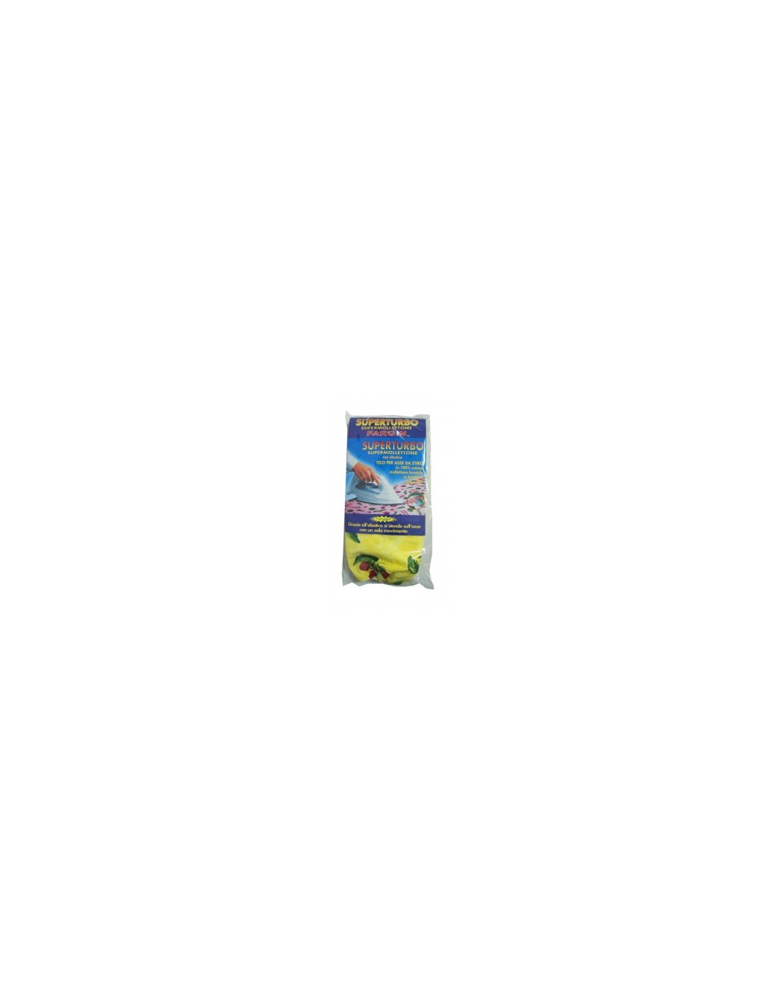 TELO STIRO POLICOTONE CON ELASTICO 160X60X2CM EURONOVITA su TreG In...