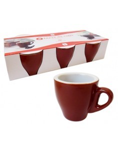 CONFEZIONE 6 TAZZE PER CAFFE ALTE EURONOVITA su TreG Ingrosso