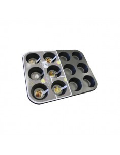 STAMPO MUFFIN 12 POSTI ALLUMINIO 35.5X26.5X3 CM EURONOVITA su TreG ...