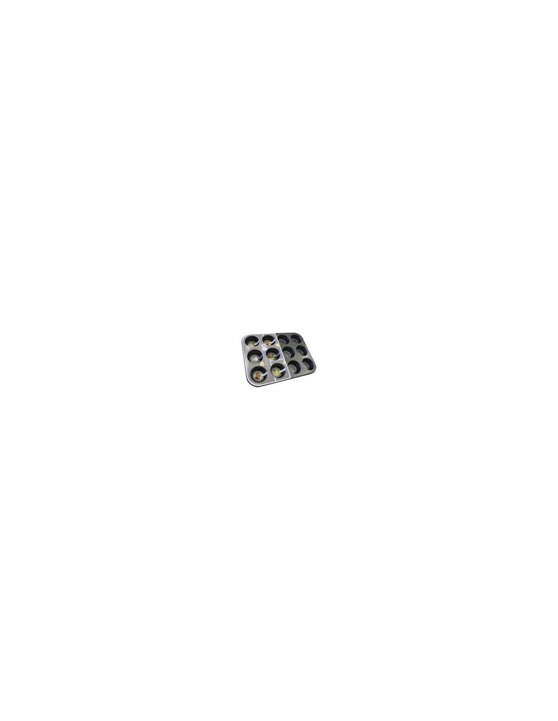 STAMPO MUFFIN 12 POSTI ALLUMINIO 35.5X26.5X3 CM EURONOVITA su TreG ...