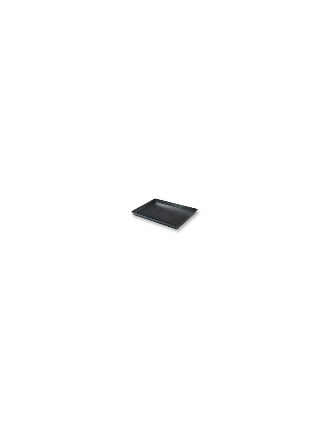TEGLIA RETTANGOLARE IN LAMIERA BLU 60X40X3 CM BALDASSARE AGNELLI su...