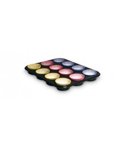 GUARDINI STAMPO 12 MUFFINI CON 60 PIROTTINI 89913 su TreG Ingrosso