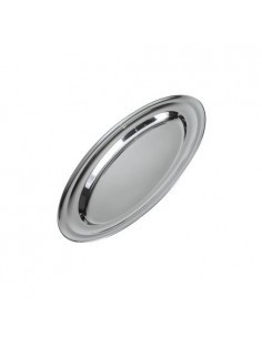 VASSOIO OVALE DA PORTATA INOX D.30 CM ILSA su TreG Ingrosso