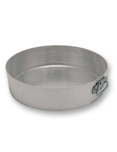 TORTIERA ALTA IN ALLUMINIO 38 CM CON ANELLI PENTALUX su TreG Ingrosso