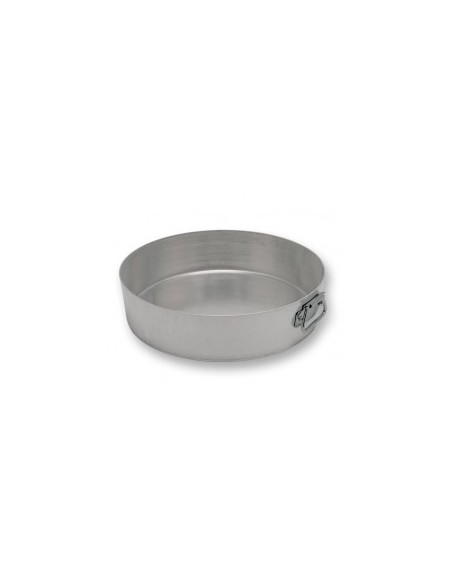 TORTIERA ALTA IN ALLUMINIO 24 CM CON ANELLI PENTALUX su TreG Ingrosso