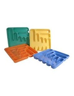 PORTAPOSATE E ORGANIZER PER CASSETTO 38X39,5X5 CM VECA su TreG Ingr...