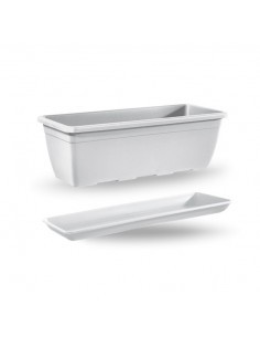 NAXOS CASSETTA CON SOTTOCASSETTA 40CM BIANCO su TreG Ingrosso
