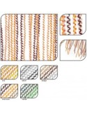 TENDA ANTIMOSCHE LORY 120 X 230 CM IN PVC DECORI ASSORTITI REDS su ...
