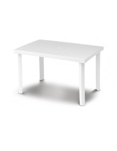 TAVOLO RETTANGOLARE IN RESINA CALAF 120X80X70CM BIANCO DIMAPLAST 20...
