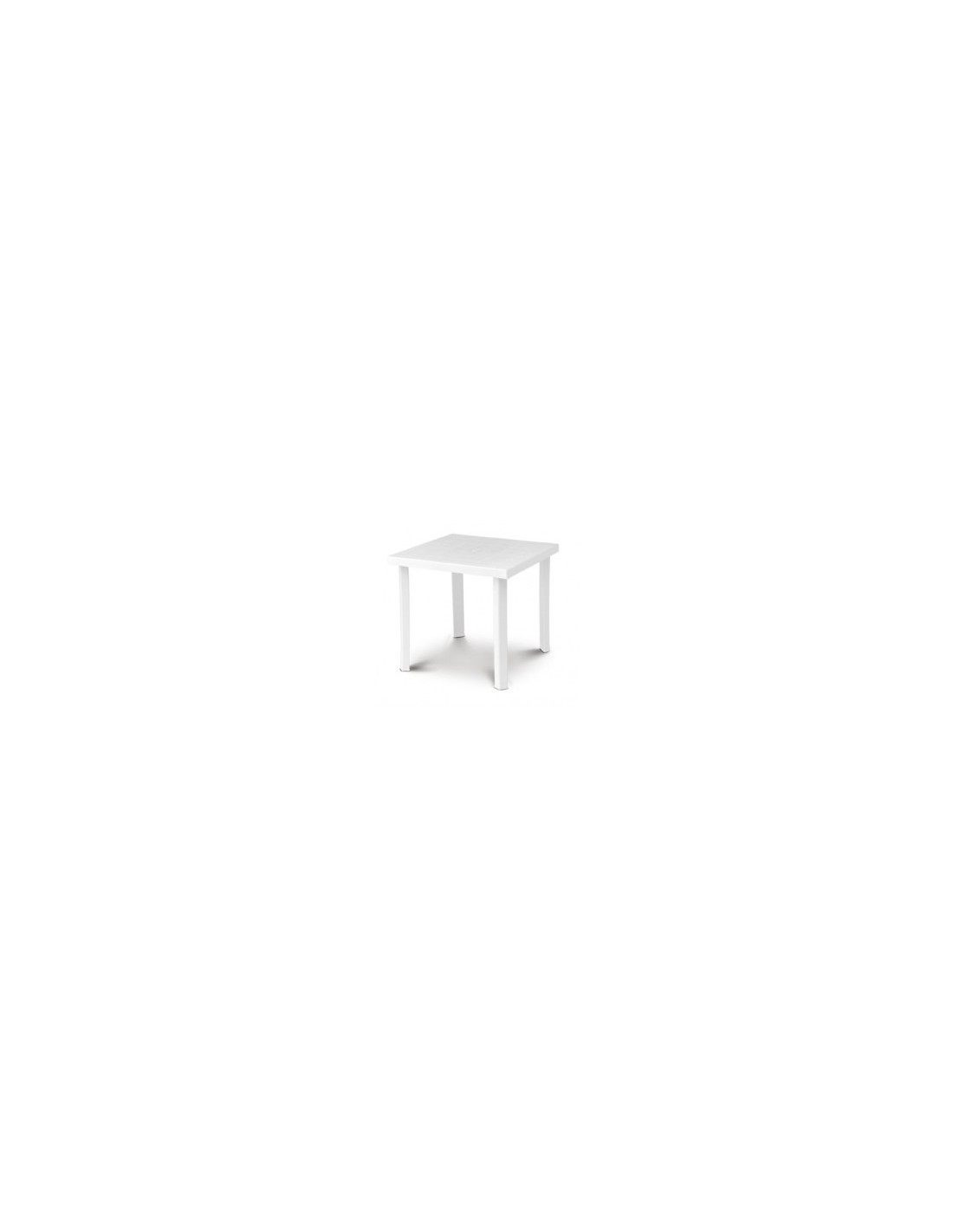 TAVOLO IN RESINA FIGARO 80X80X70CM BIANCO DIMAPLAST 2000 su TreG In...