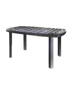 TAVOLO OTELLO 120X80 ANTRACITE su TreG Ingrosso