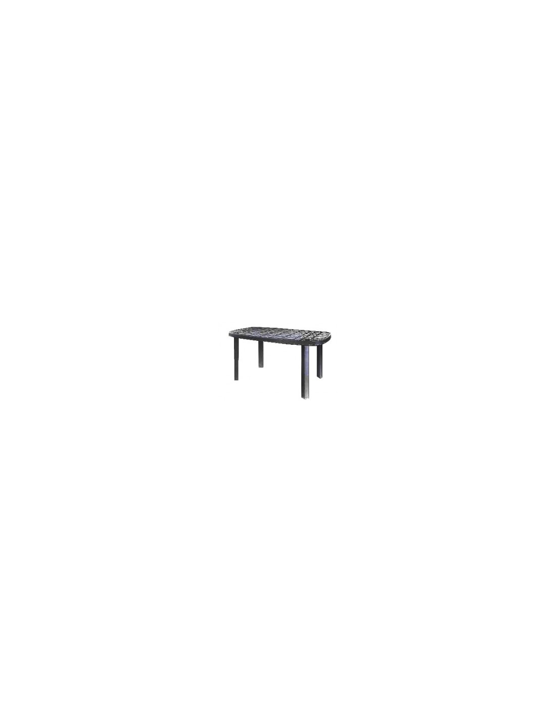 TAVOLO OTELLO 120X80 ANTRACITE su TreG Ingrosso