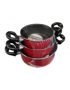 CUCINA SANO TRIS CASSERUOLE 25/30/35 su TreG Ingrosso