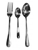 CARTELLA 18 POSATE SPOT CUCCHIAI FORCHETTE CAFFE' ABERT su TreG Ing...