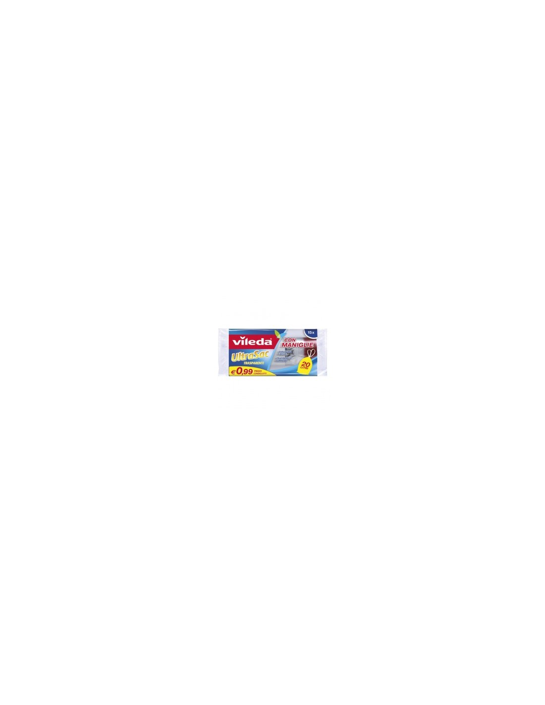 VILEDA ULTRASAC SACCO IMMONDIZIA CF 15 PZ 20 LT FHP su TreG Ingrosso