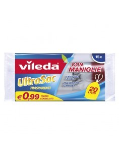 VILEDA ULTRASAC SACCO IMMONDIZIA CF 15 PZ 20 LT FHP su TreG Ingrosso