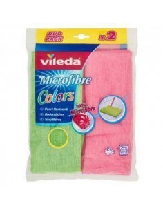 VILEDA PANNO PAVIMENTI MICROFIBRE COLORATI 2PZ FHP su TreG Ingrosso