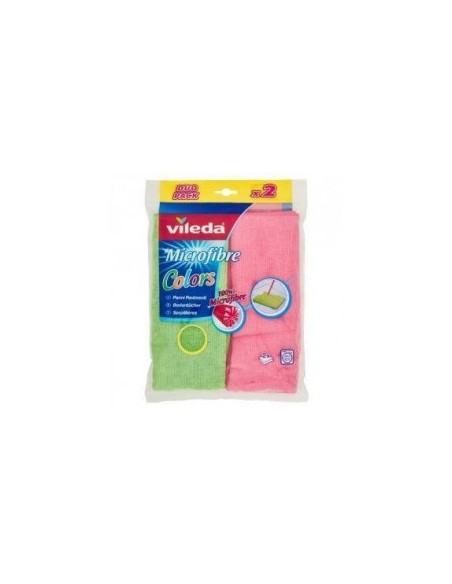 VILEDA PANNO PAVIMENTI MICROFIBRE COLORATI 2PZ FHP su TreG Ingrosso