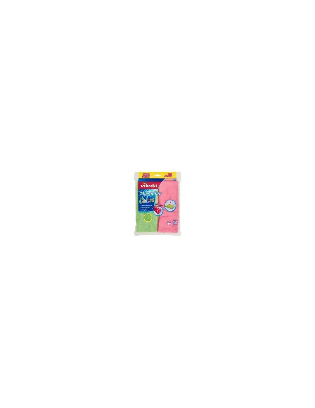 VILEDA PANNO PAVIMENTI MICROFIBRE COLORATI 2PZ FHP su TreG Ingrosso
