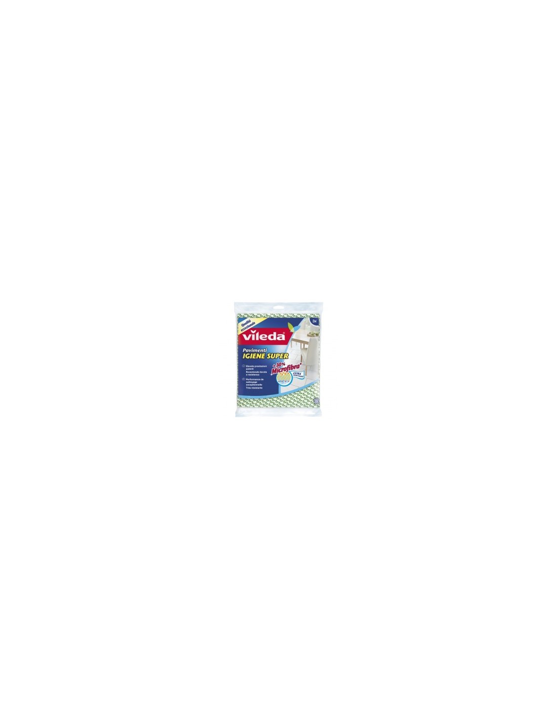 VILEDA 3 PANNI IGIENE SUPER 50X45 CM FHP su TreG Ingrosso