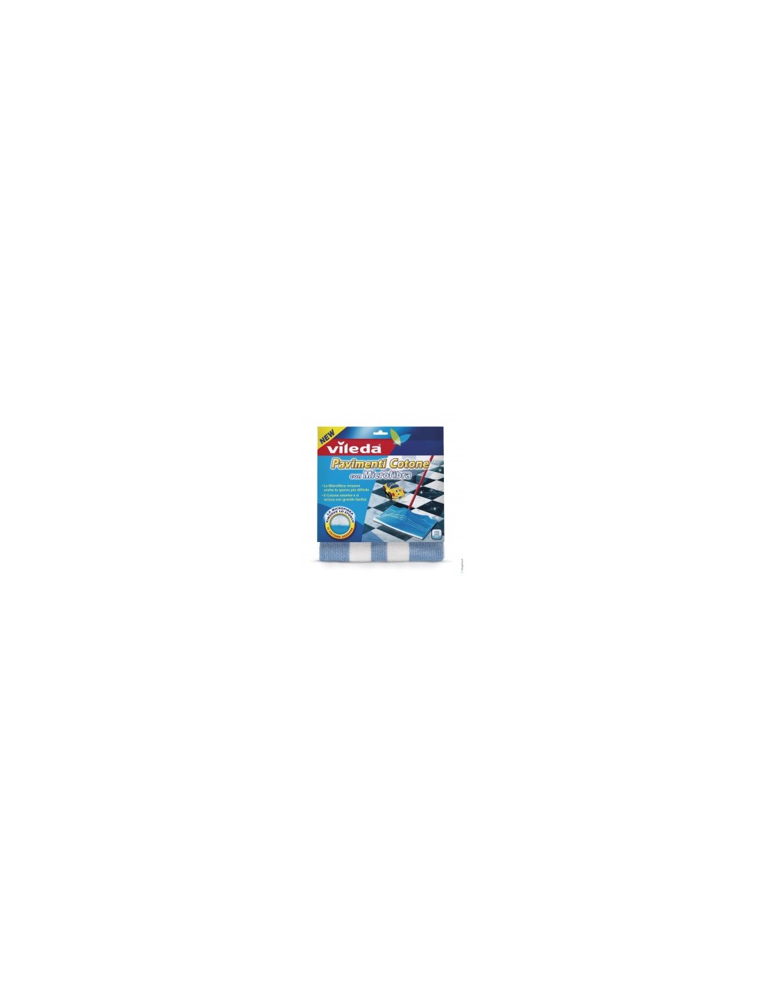 VILEDA PANNO PAVIMENTI IN COTONE E MICROFIBRA 50X50 FHP su TreG Ing...