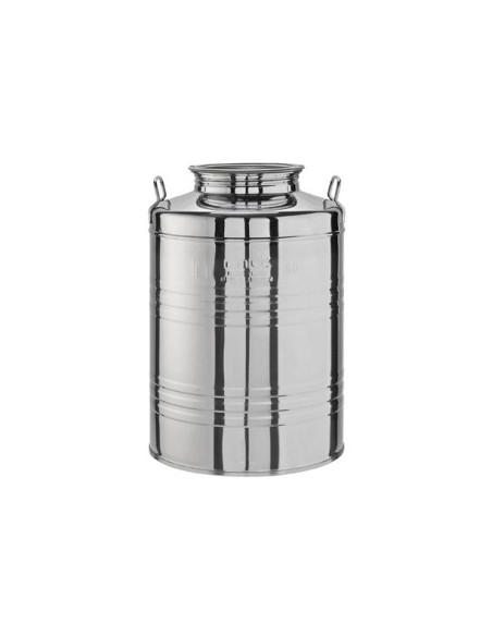 BIDONE IN ACCIAIO INOX 50 LT LA NUOVA SANSONE su TreG Ingrosso
