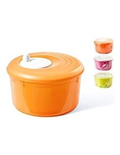 CENTRIFUGA PER INSALATA TRASPARENTE ASSORTITA D.26 CM MELICONI su T...