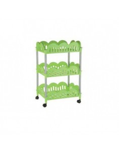 CARRELLO TROLLY RETTANGOLARE 3 CESTINI ASTROPLAST su TreG Ingrosso