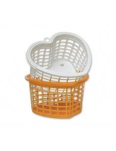 CESTINO PORTAMOLLETTE IN PLASTICA A CUORE ASTROPLAST su TreG Ingrosso