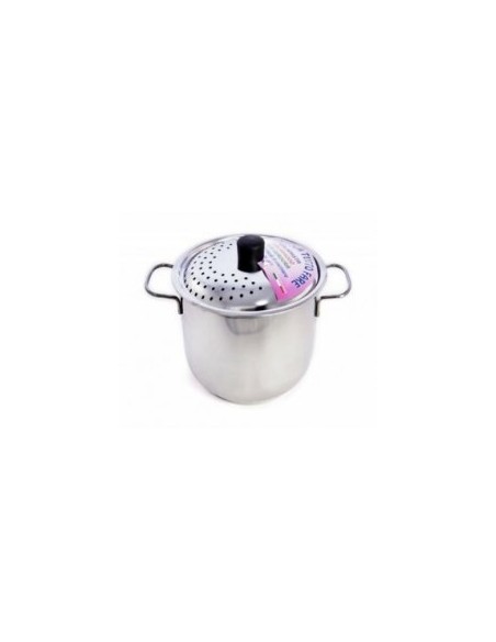PENTOLA TUTTOFARE IN ACCIAIO INOX D.20 CM STEEL PAN su TreG Ingrosso