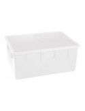 CASSETTA RETTANGOLARE IN PLASTICA 220 LT BIANCO PLASTIME su TreG In...