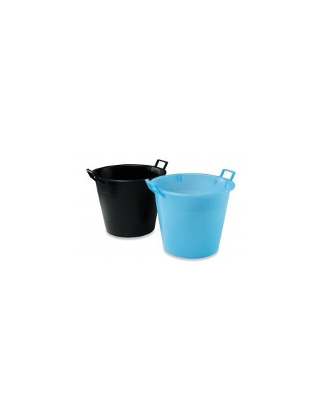 MASTELLETTO 65 LT NERO 2 MANIGLIE PLASTIME su TreG Ingrosso