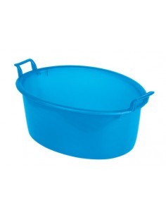 BACINELLA OVALE IN PLASTICA 24 LT COLORI ASSORTITI PLASTIME su TreG...