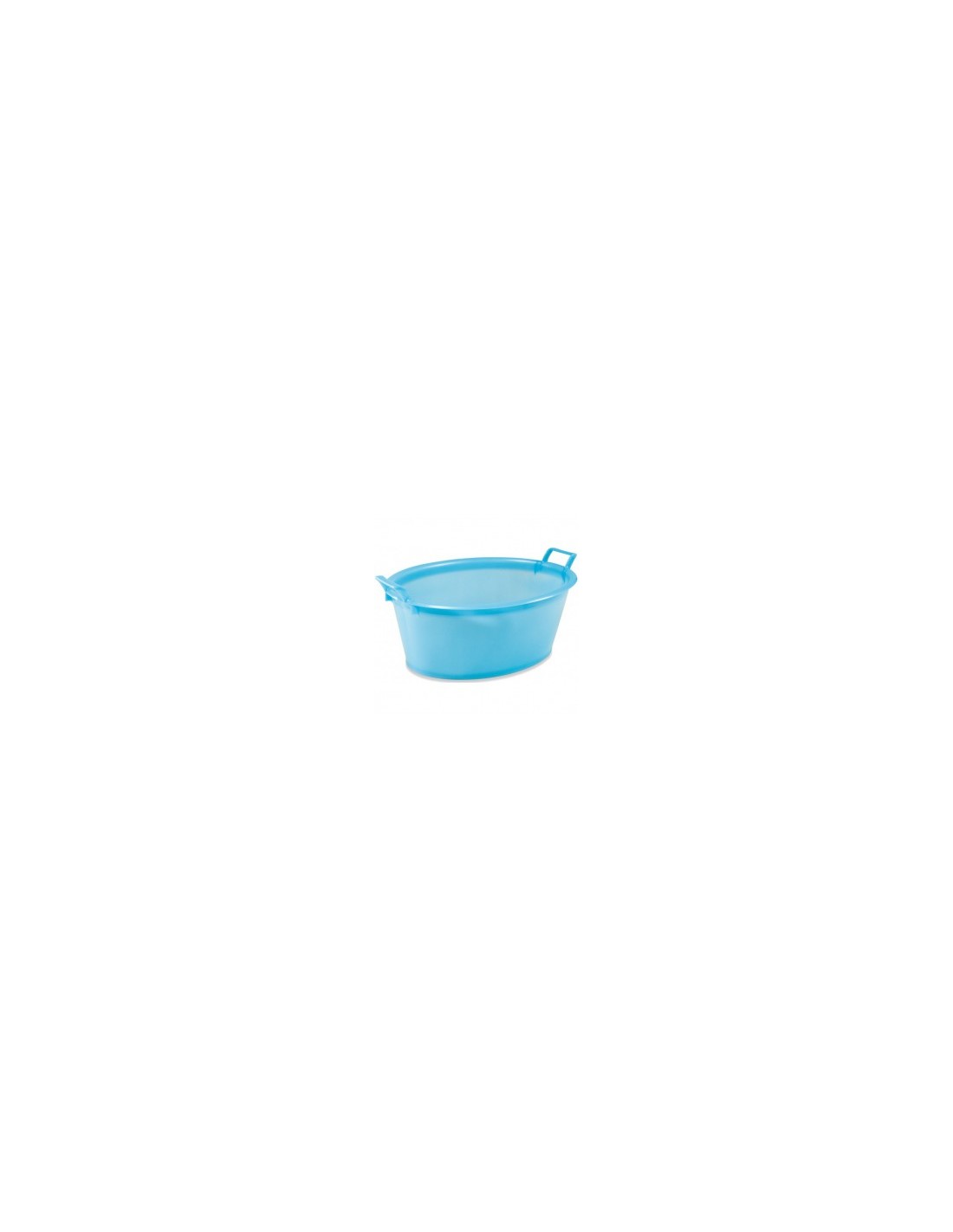 BACINELLA OVALE IN PLASTICA 35 LT COLORI ASSORTITI PLASTIME su TreG...