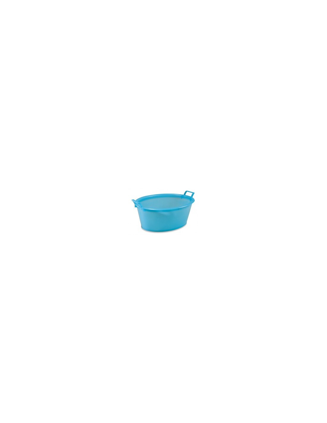 BACINELLA OVALE IN PLASTICA 60 LT COLORI ASSORTITI PLASTIME su TreG...