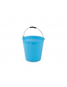 SECCHIO ADDA IN PLASTICA BIANCO/BLU 6 LT su TreG Ingrosso