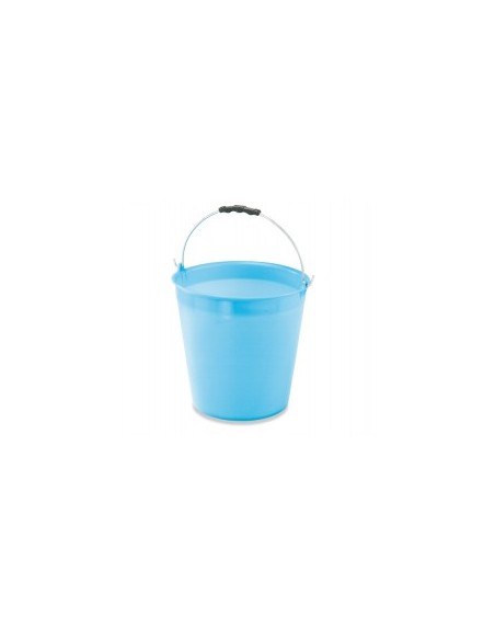 SECCHIO ADDA IN PLASTICA 12 LT BIANCO/BLU PLASTIME su TreG Ingrosso