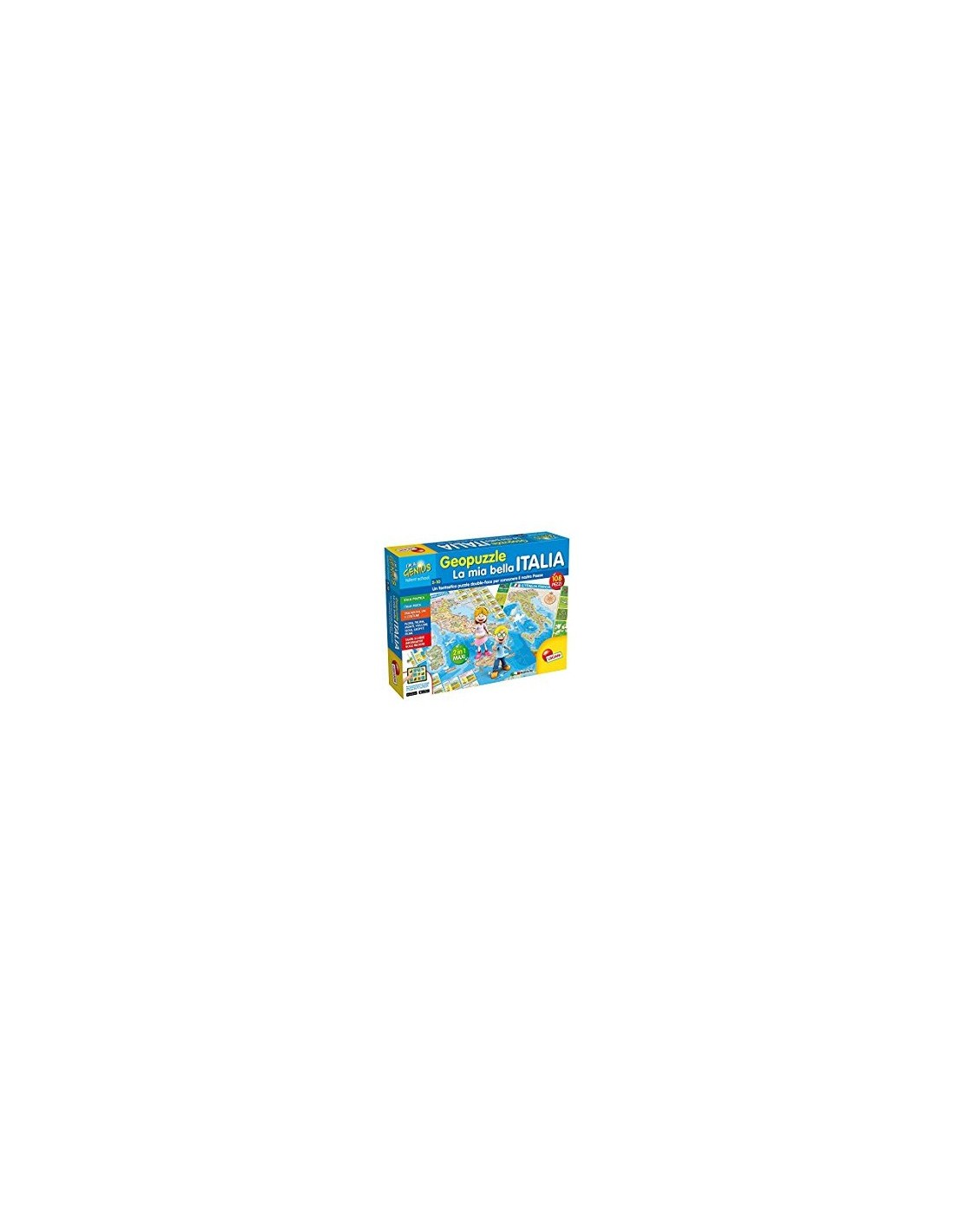 I'M A GENIUS GEOPUZZLE LA MIA BELLA ITALIA 43873 LISCIANI su TreG I...