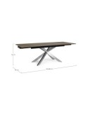TAVOLO 0731231 ARZACHEL 160/240X90 su TreG Ingrosso