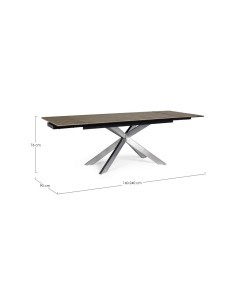 TAVOLO 0731231 ARZACHEL 160/240X90 su TreG Ingrosso