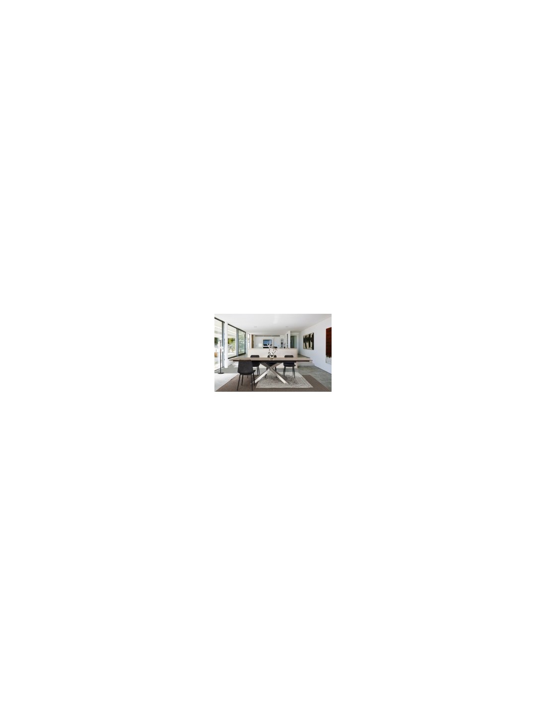 TAVOLO 0731231 ARZACHEL 160/240X90 su TreG Ingrosso