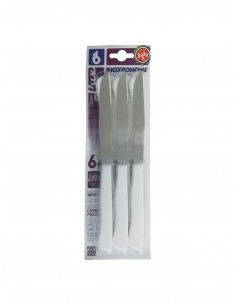 COLTELLI BISTECCA BLISTER 6 PZ COLORI VARI su TreG Ingrosso