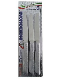 BLISTER 6 COLTELLI 60006S TAVOLA SBIANCATO su TreG Ingrosso