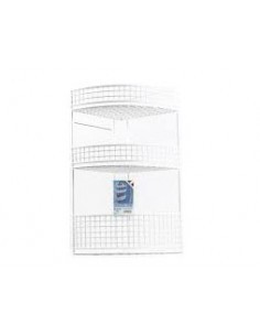 ANGOLIERA BAGNO 3 PIANI PLASTIFICATO 24X24X50 CM FILTEX su TreG Ing...