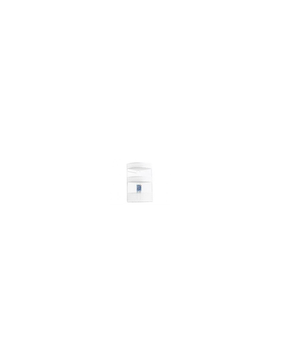 ANGOLIERA BAGNO 3 PIANI PLASTIFICATO 24X24X50 CM FILTEX su TreG Ing...