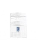 ANGOLIERA BAGNO 3 PIANI PLASTIFICATO 24X24X50 CM FILTEX su TreG Ing...
