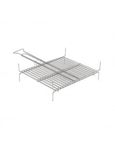 GRATICOLA IN FILO DI FERRO CROMATA 40X45 CM FILTEX su TreG Ingrosso